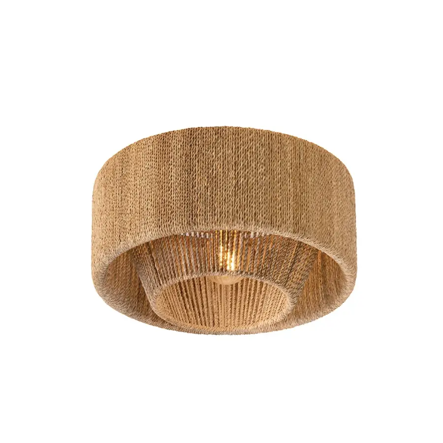 Coe One Light Flush Mount in Vintage Gold Leaf