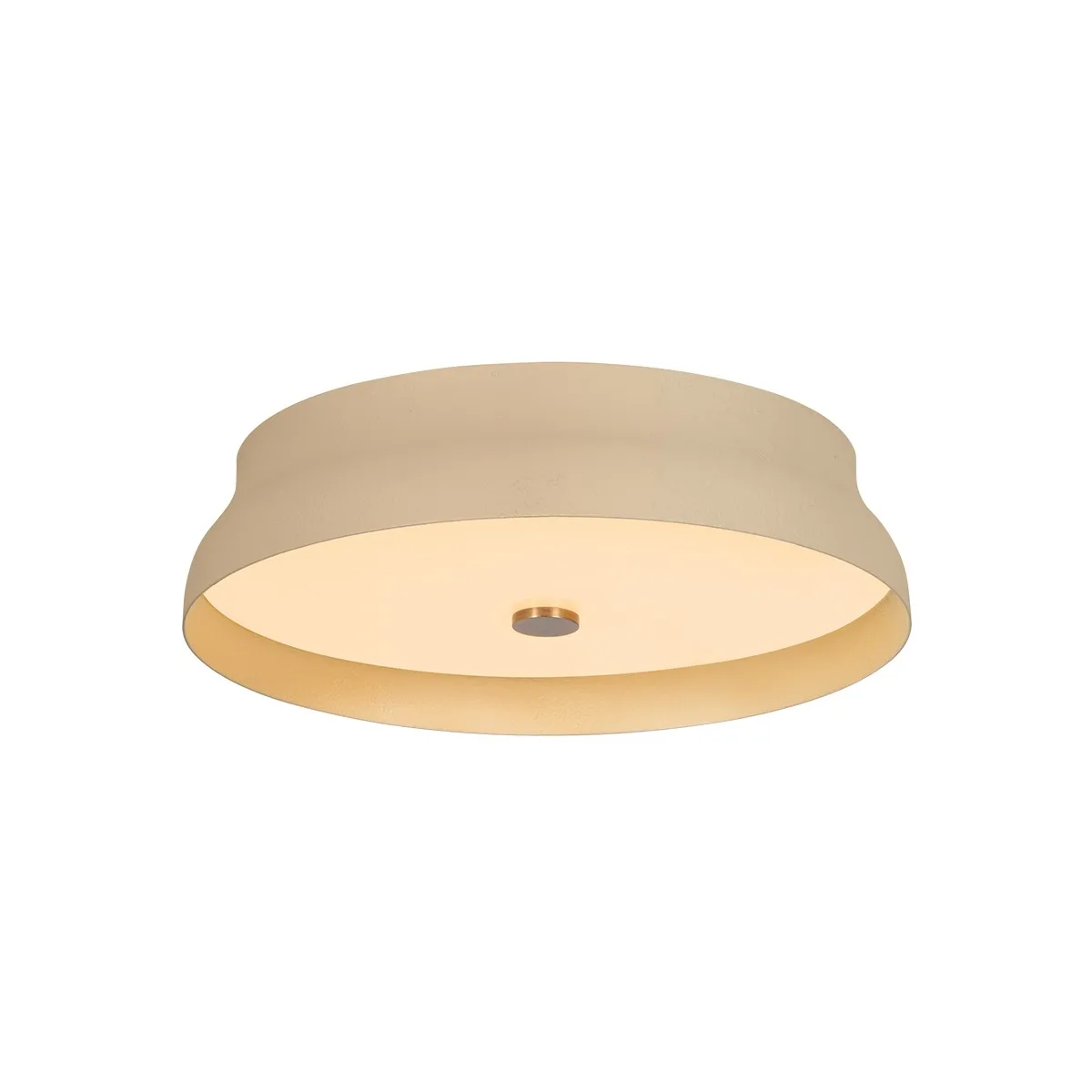 Shore LED Flush Mount in Patina Brass