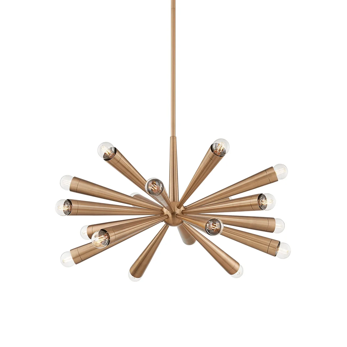 Keanu 18-Light Chandelier in Patina Brass