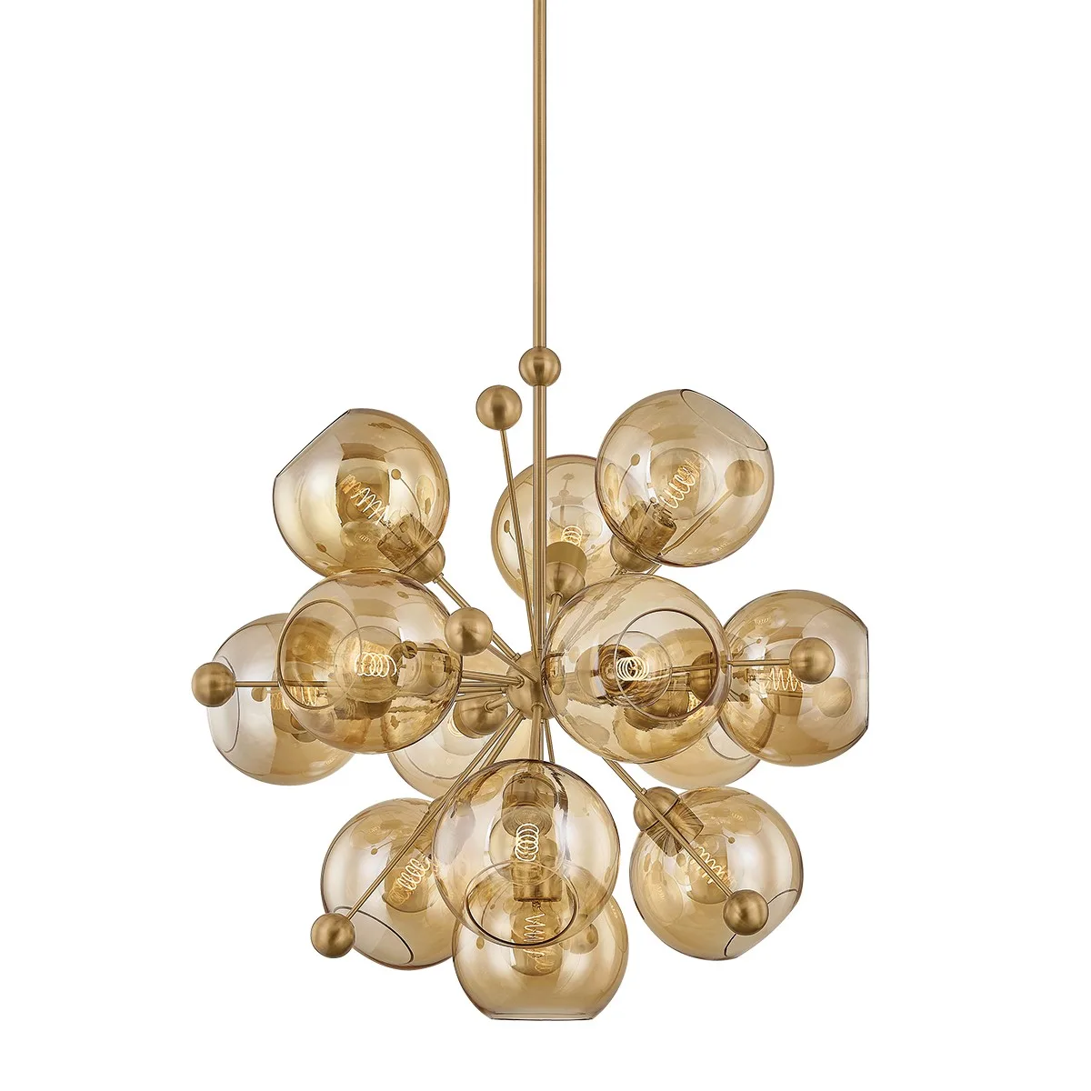 Ellory 13-Light Chandelier in Patina Brass