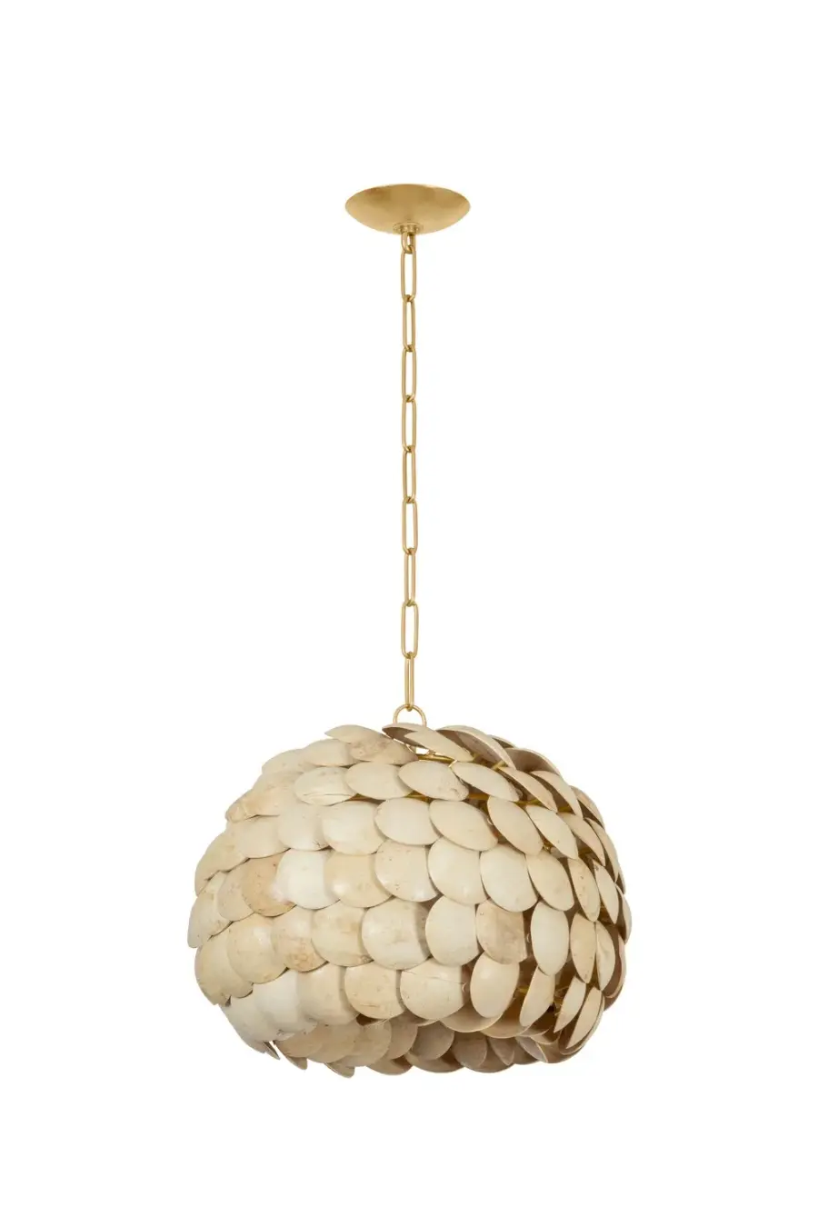 Edric One Light Pendant in Vintage Gold Leaf