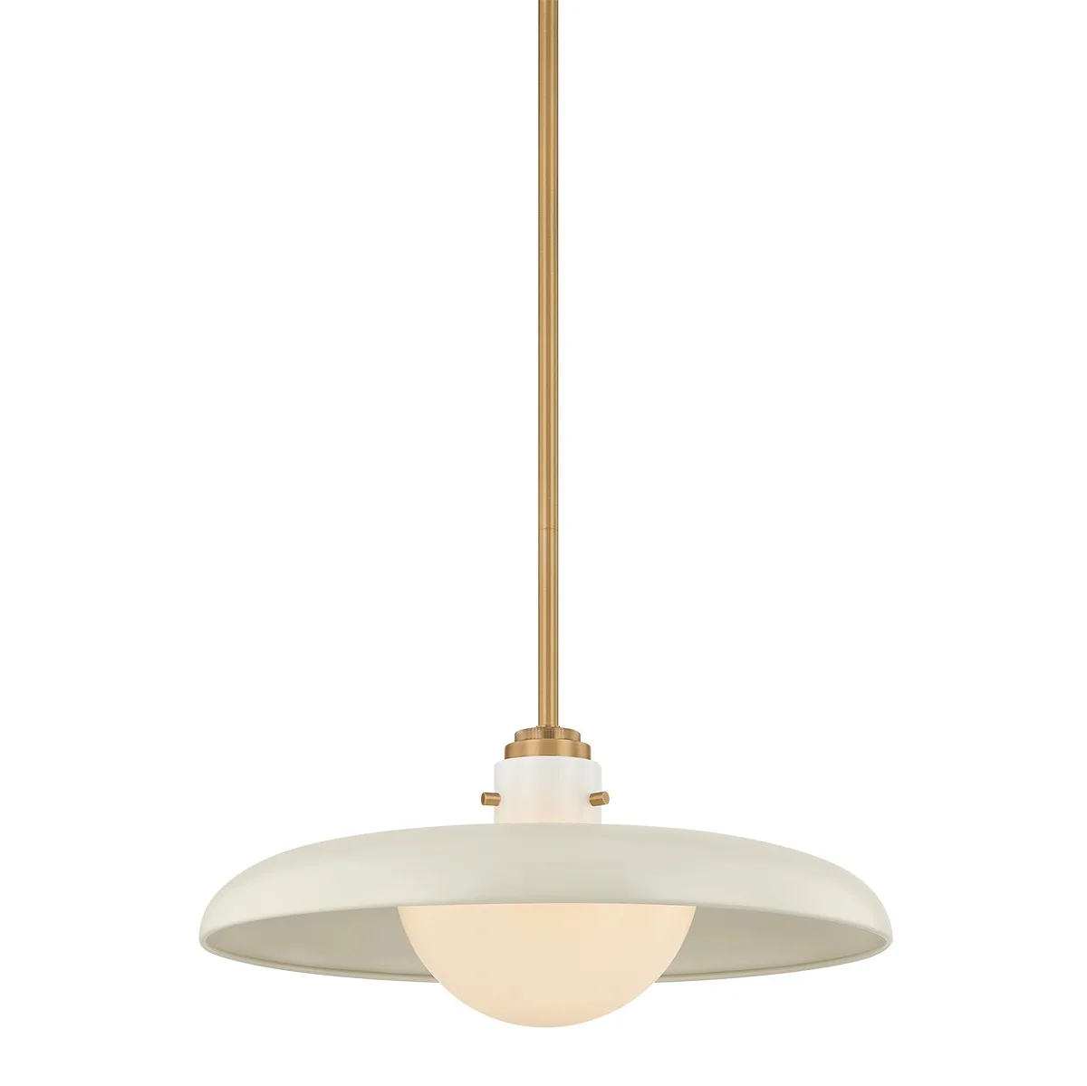 Gustavo One Light Pendant in Patina Brass