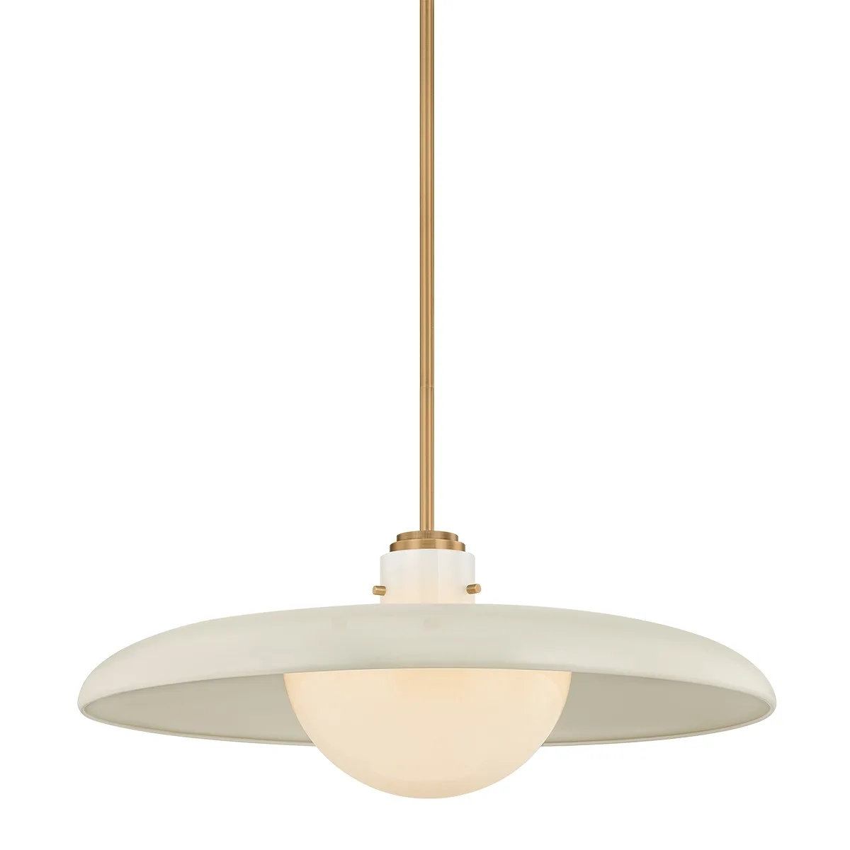 Gustavo One Light Pendant in Patina Brass