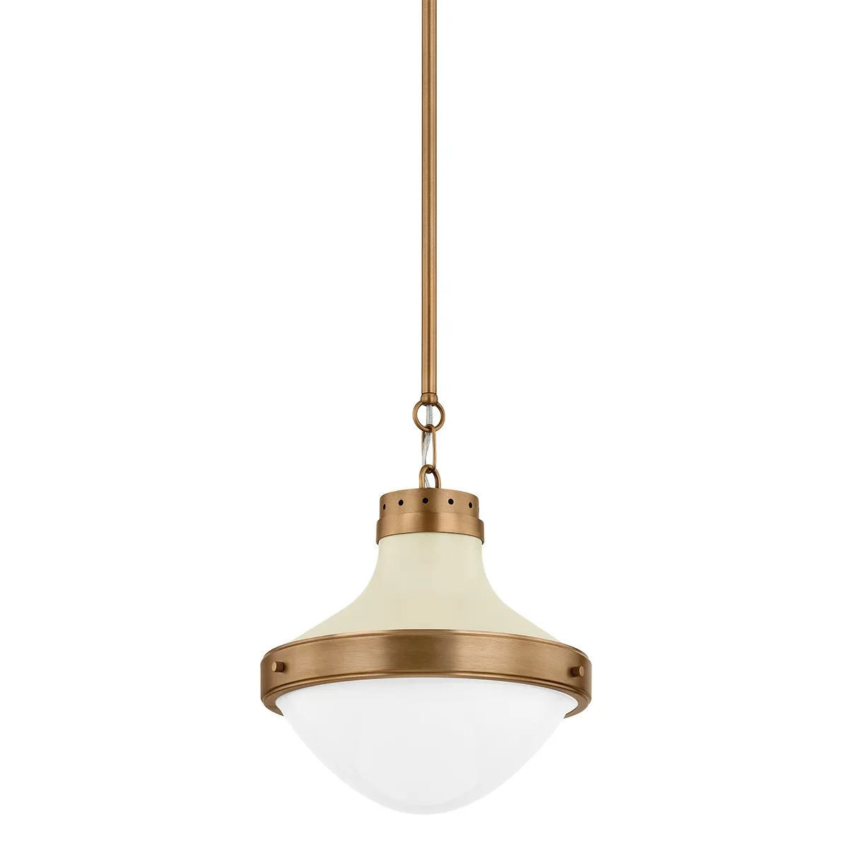 Maxton One Light Pendant in Patina Brass