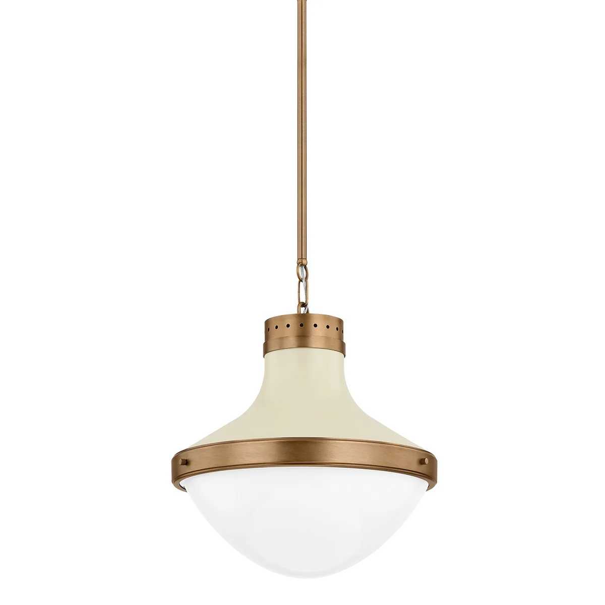 Maxton One Light Pendant in Patina Brass