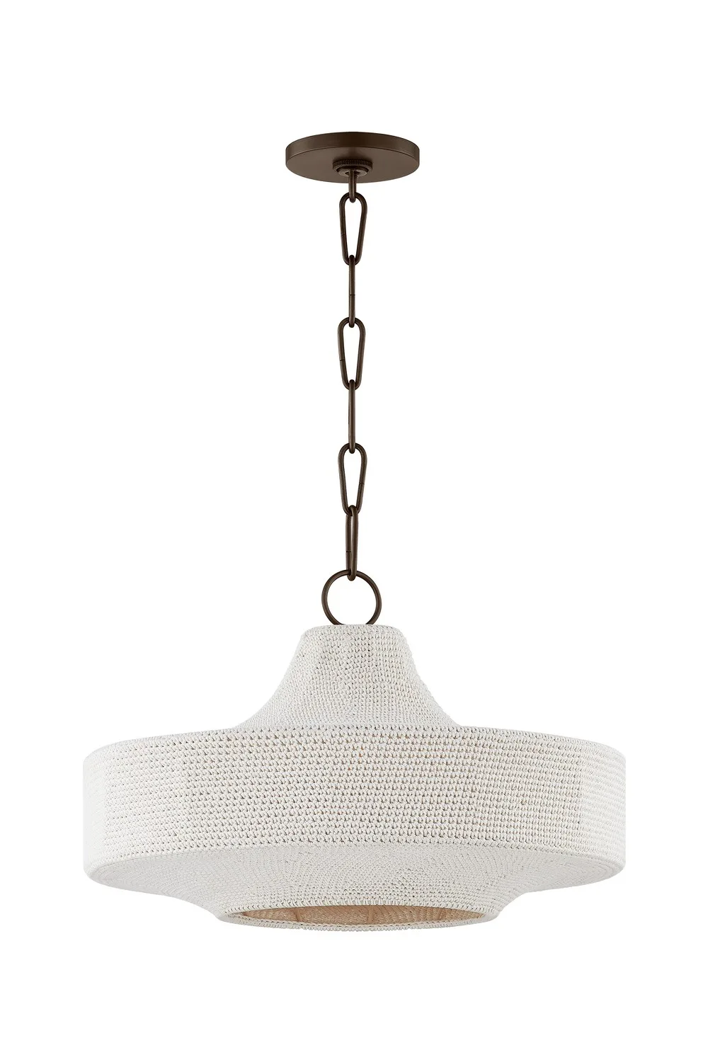 Thurso One Light Pendant in Bronze
