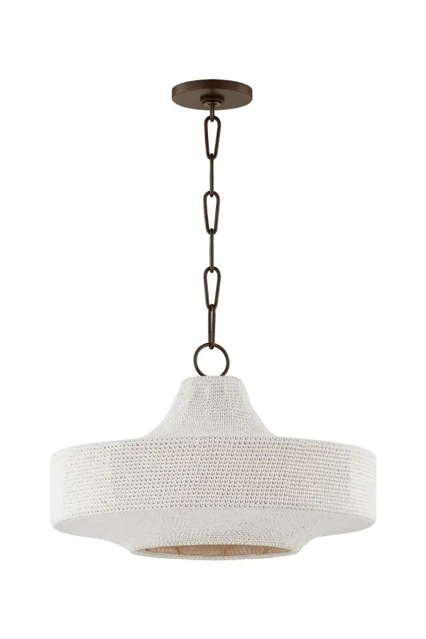 Thurso One Light Pendant in Bronze
