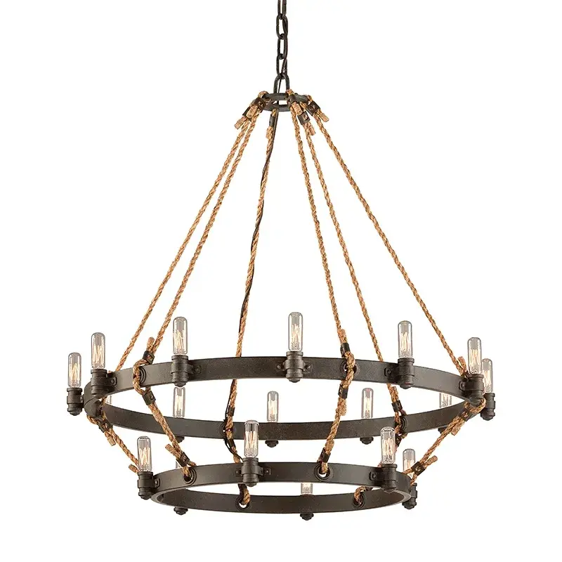 Pike Place 18-Light Chandelier in Heritage Bronze