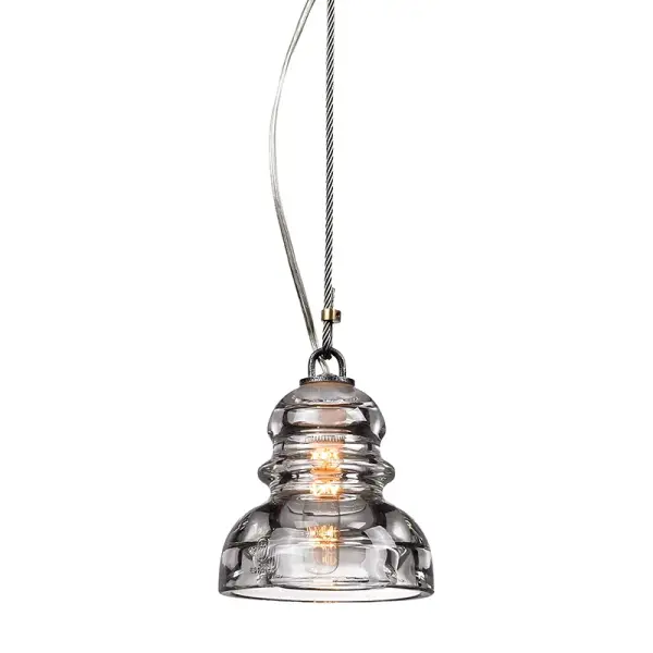 Menlo Park One Light Pendant in Old Silver