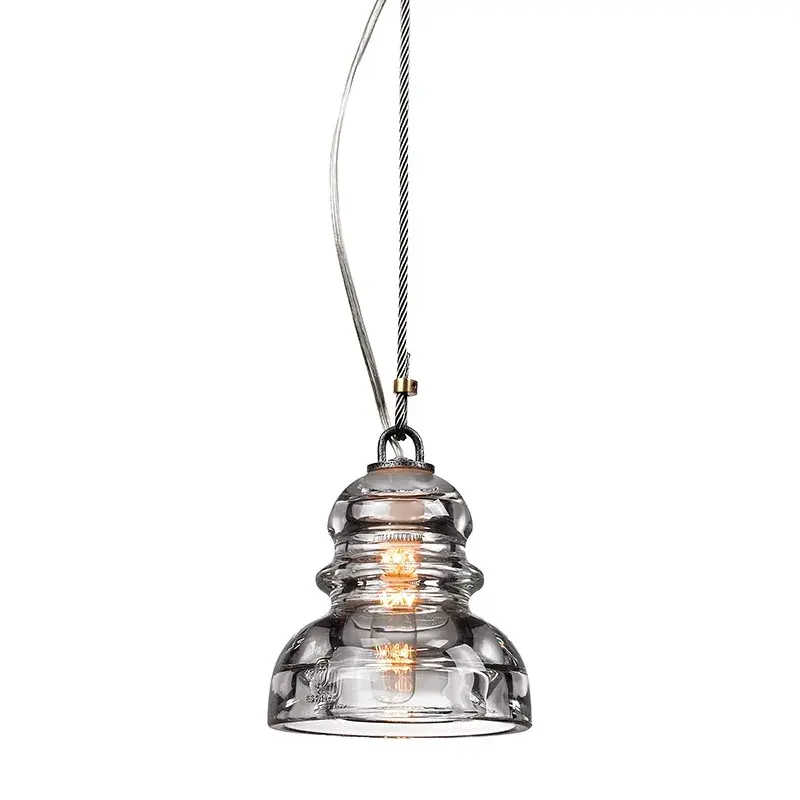 Menlo Park One Light Pendant in Old Silver
