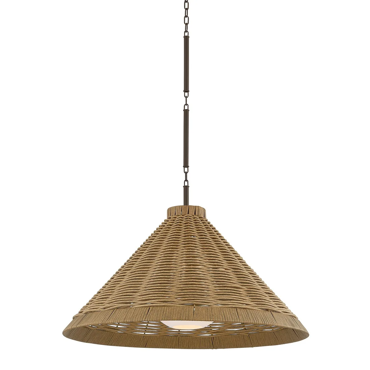 Devlin One Light Pendant in Bronze