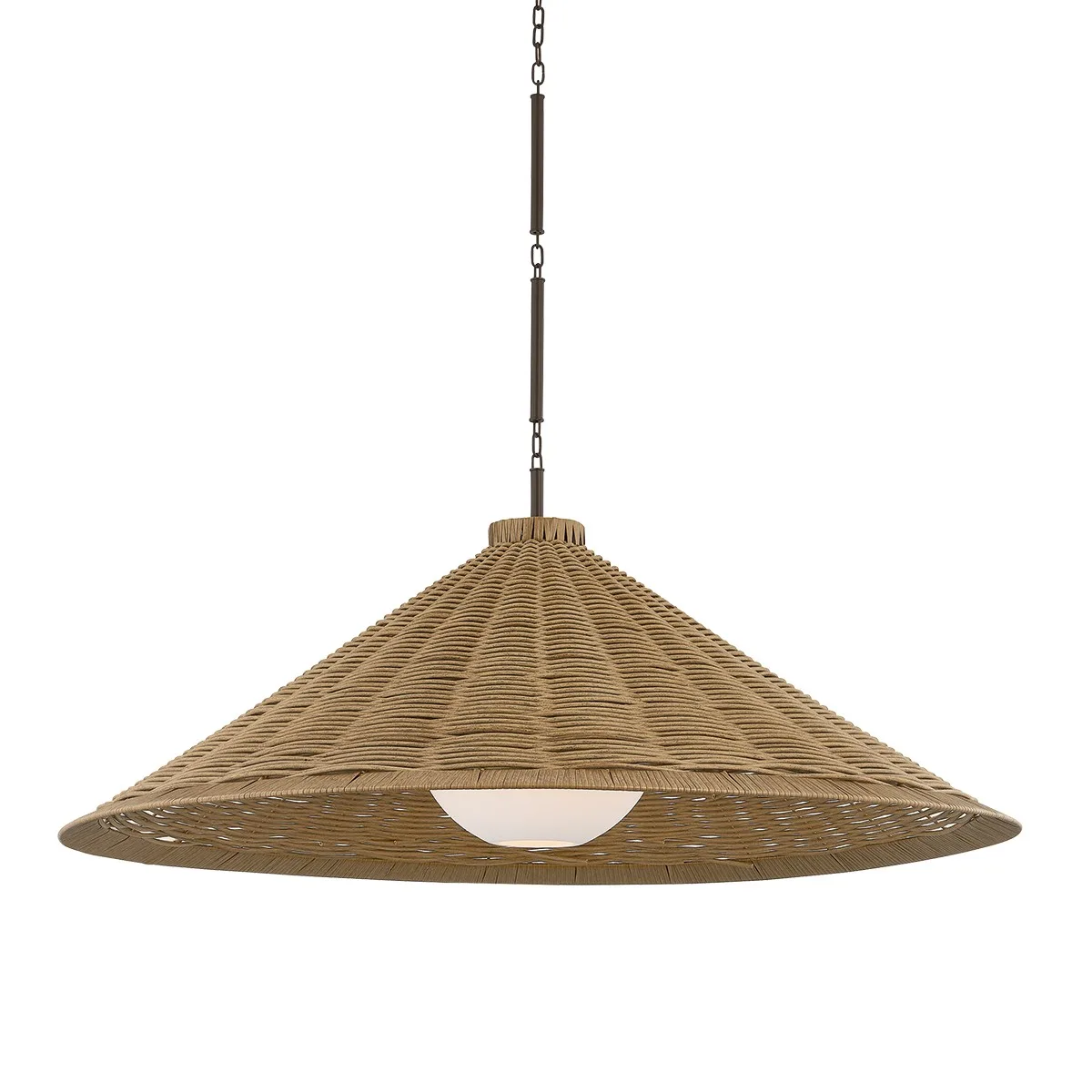 Devlin One Light Outdoor Pendant in Bronze