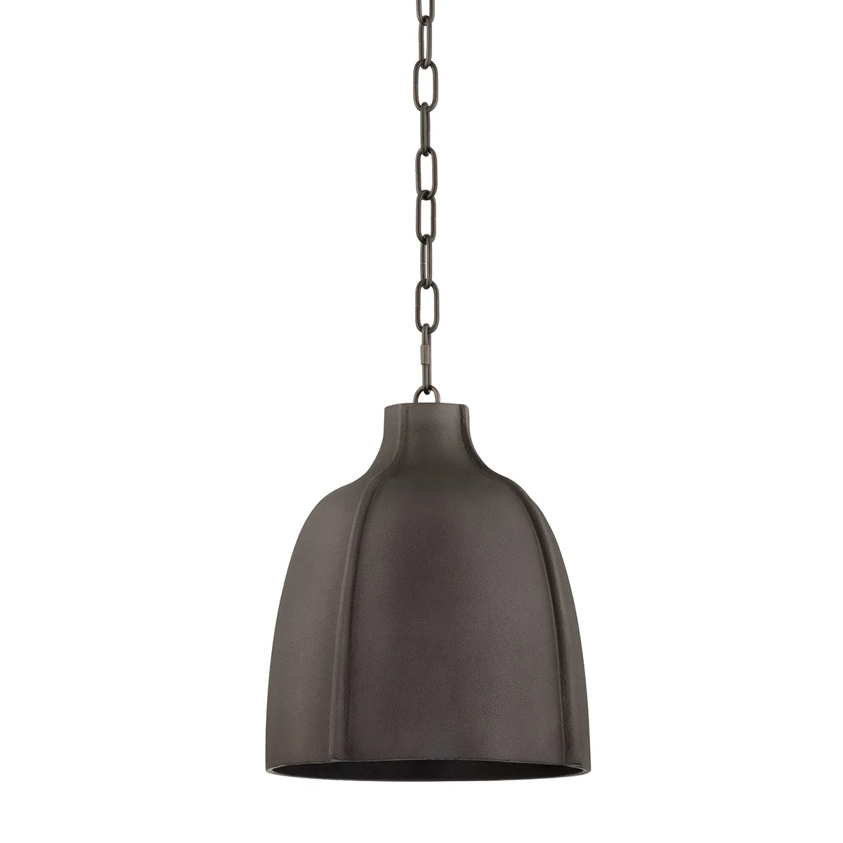 Flint One Light Pendant in Blackened Graphite