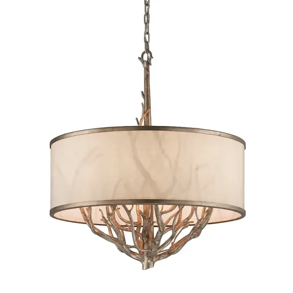 Whitman Six Light Chandelier in Vienna Bronze