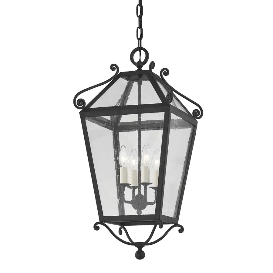 Santa Barbara County Four Light Outdoor Lantern