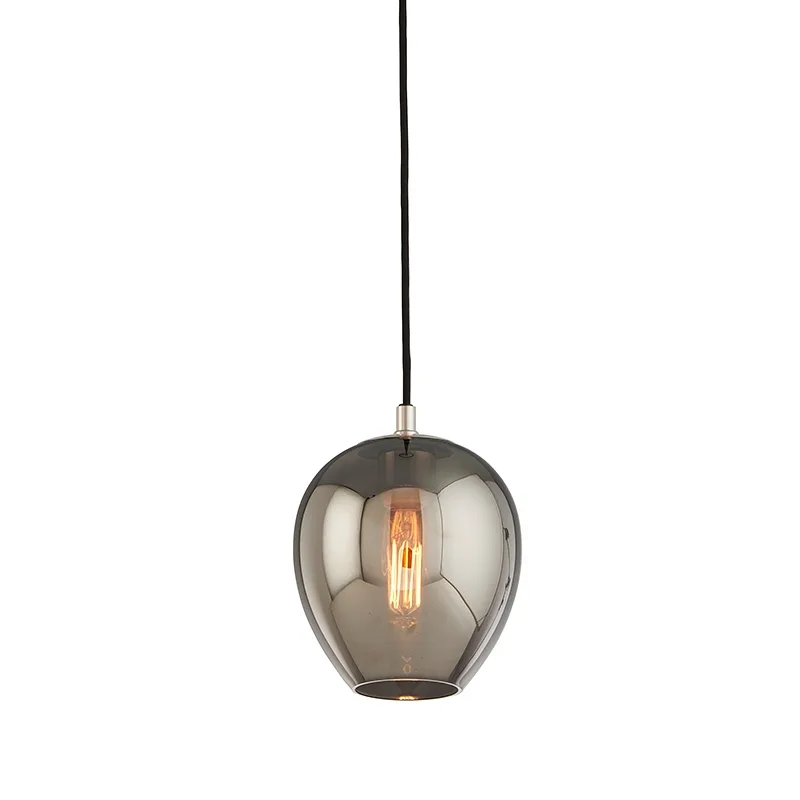 Odyssey One Light Pendant in Textured Black