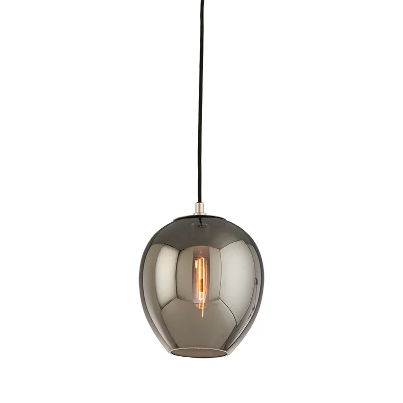 Odyssey One Light Pendant in Textured Black