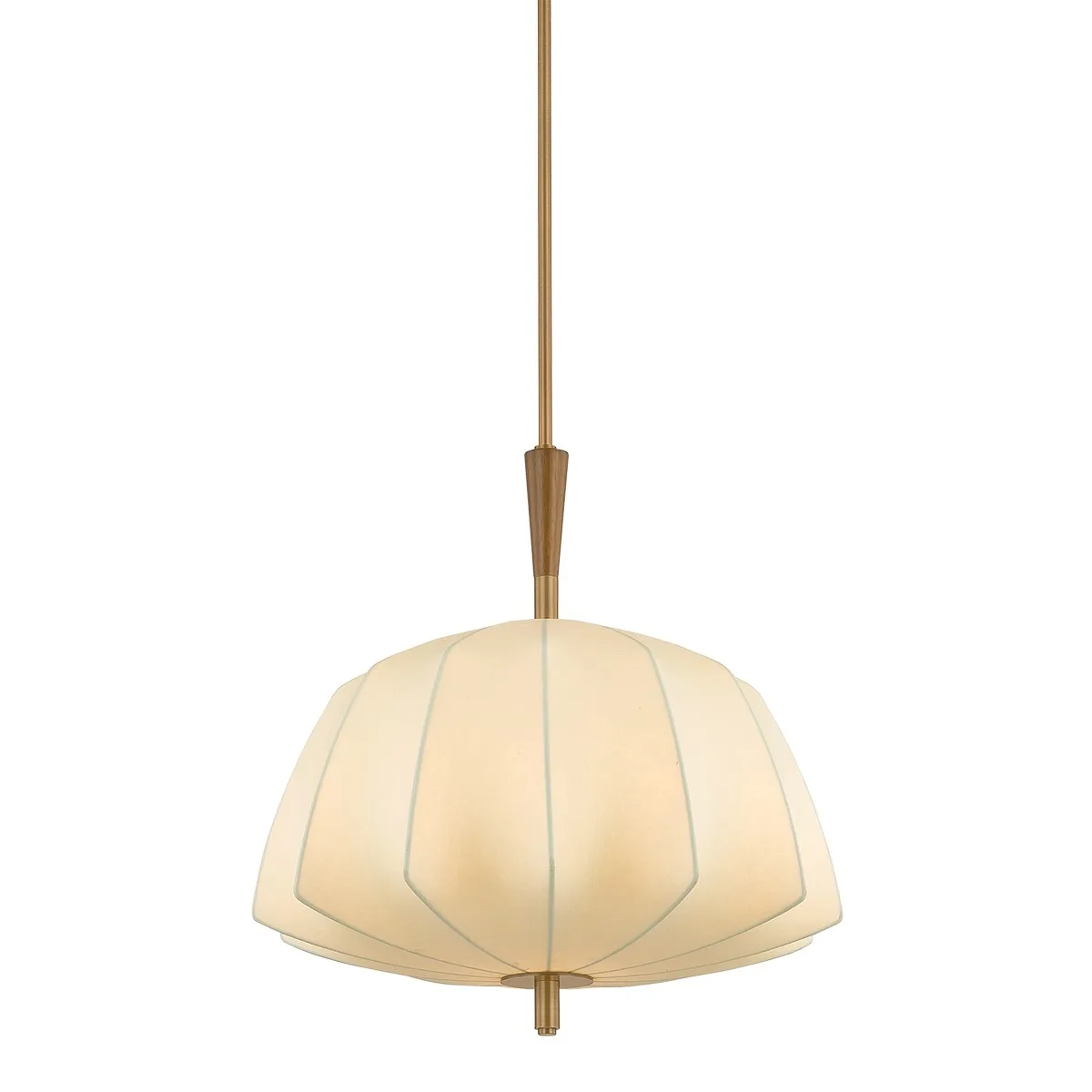Flinders One Light Pendant in Patina Brass
