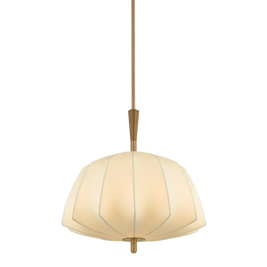 Flinders One Light Pendant in Patina Brass