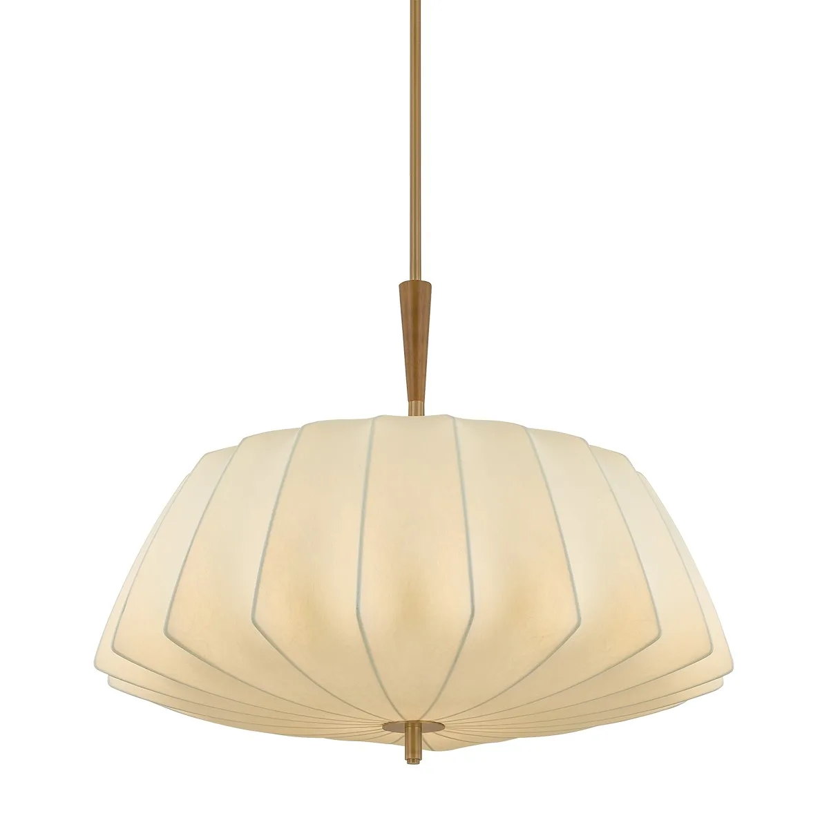 Flinders One Light Pendant in Patina Brass