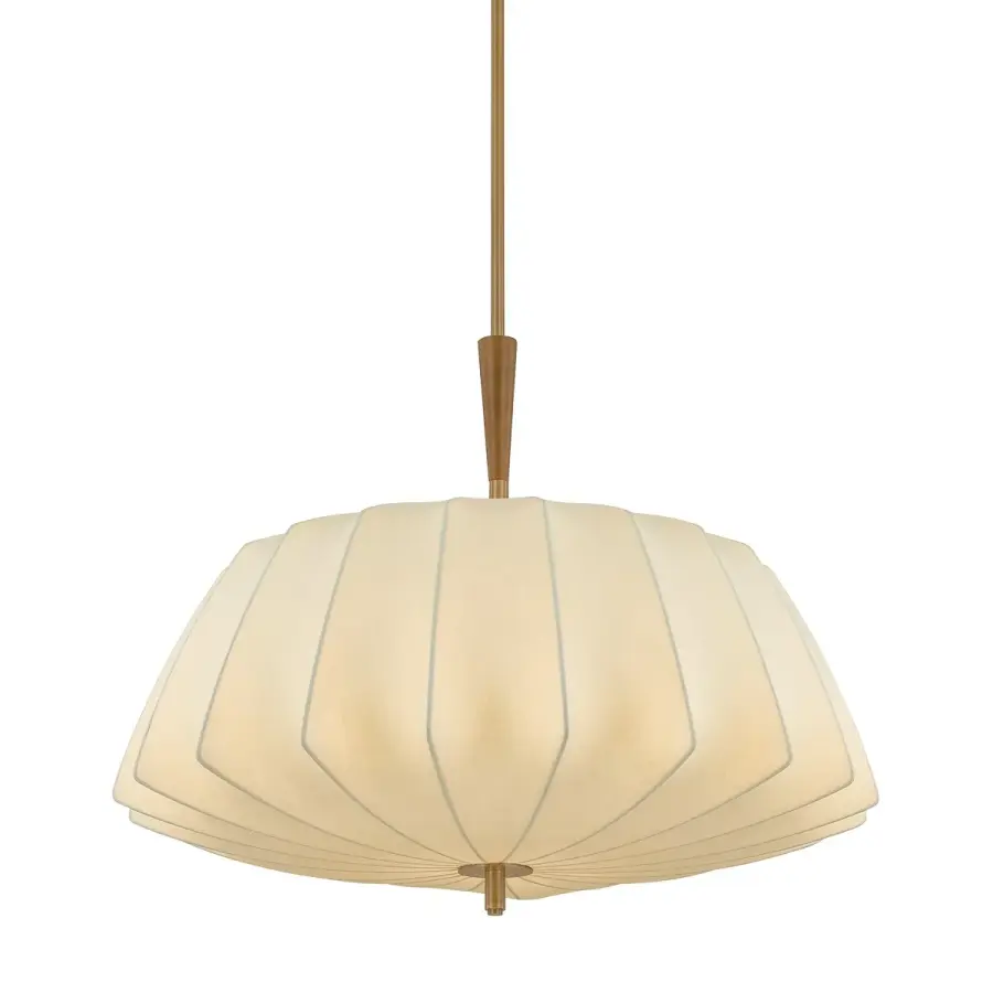 Flinders One Light Pendant in Patina Brass