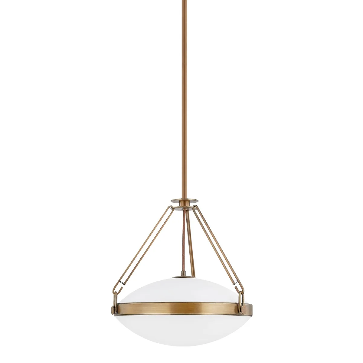 Kade One Light Pendant in Patina Brass