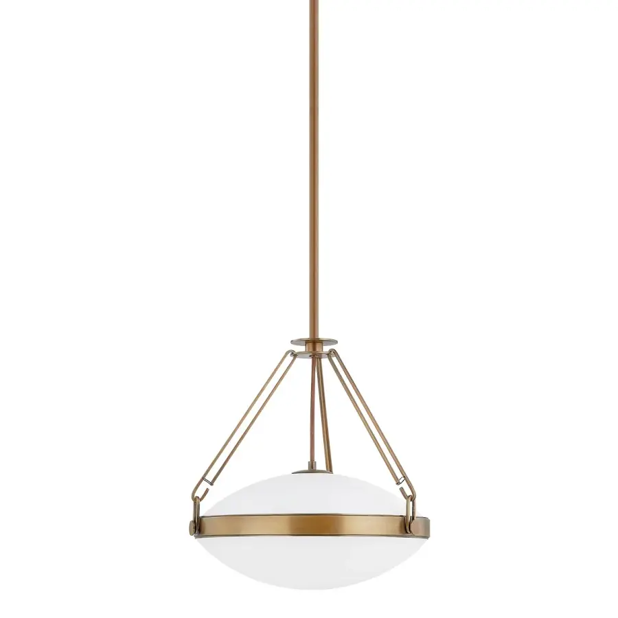 Kade One Light Pendant in Patina Brass