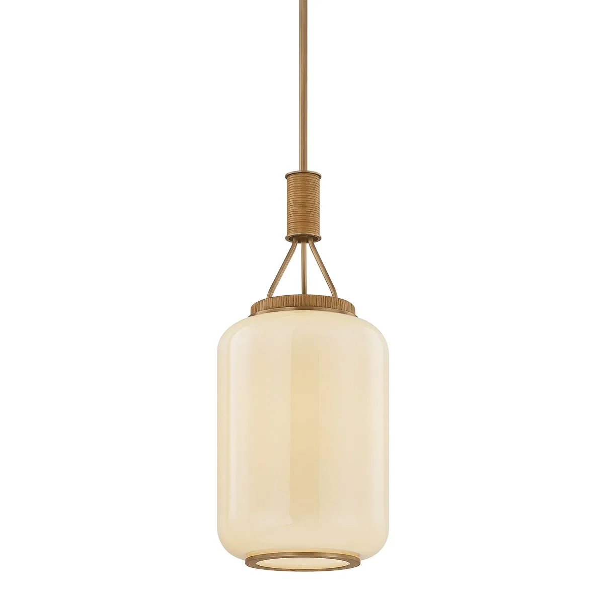 Judson One Light Lantern in Patina Brass