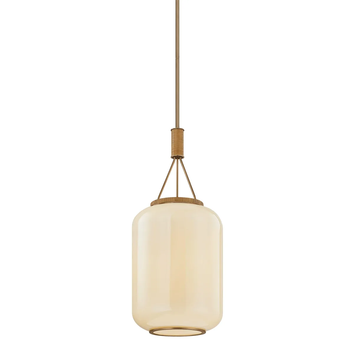 Judson One Light Lantern in Patina Brass