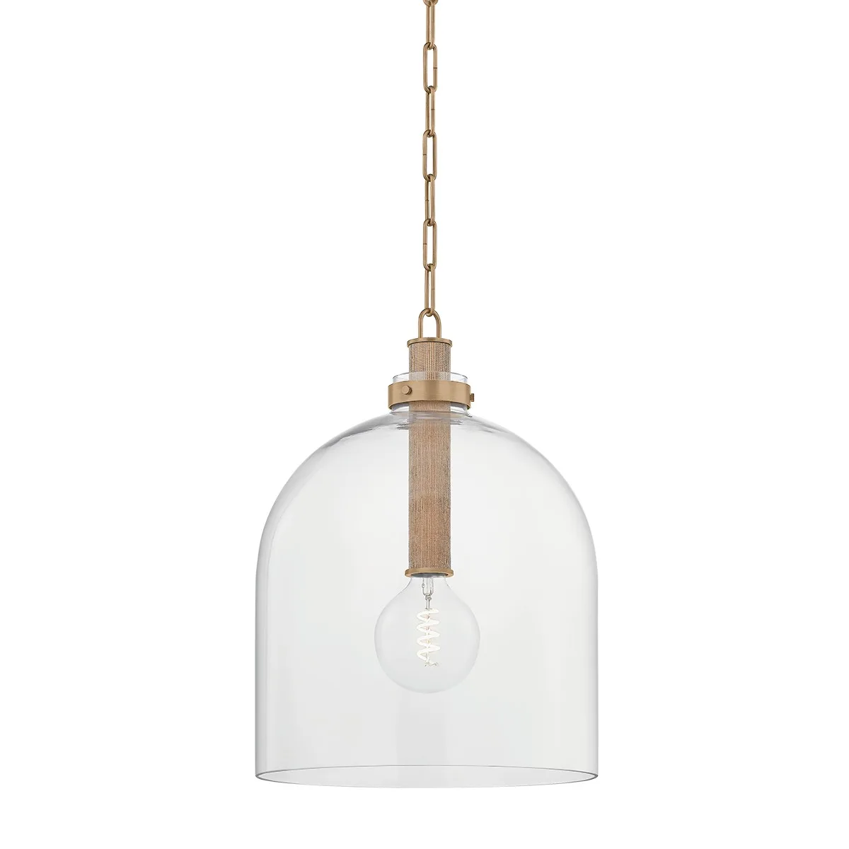 Kori One Light Pendant in Patina Brass