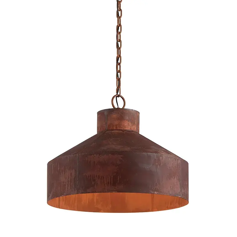 Rise & Shine Four Light Chandelier in Rust Patina