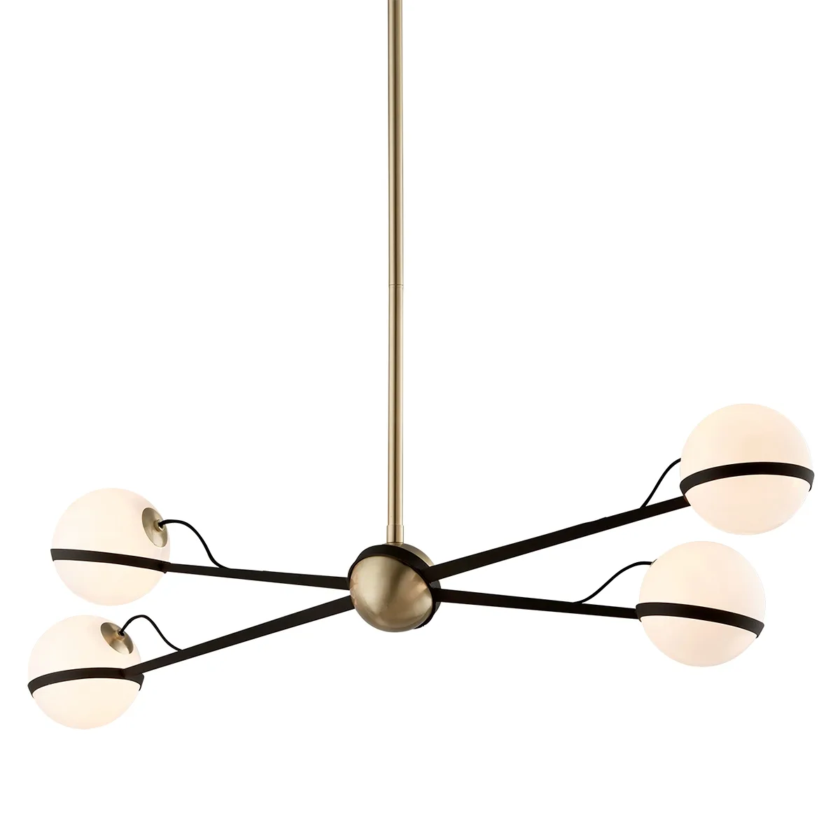 Ace Four Light Island Pendant in Textured Bronze
