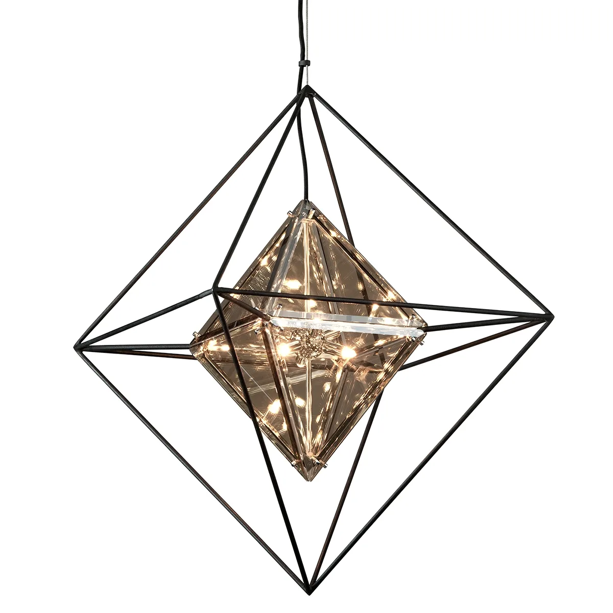 Epic 6-Light Chandelier in Textured Iron