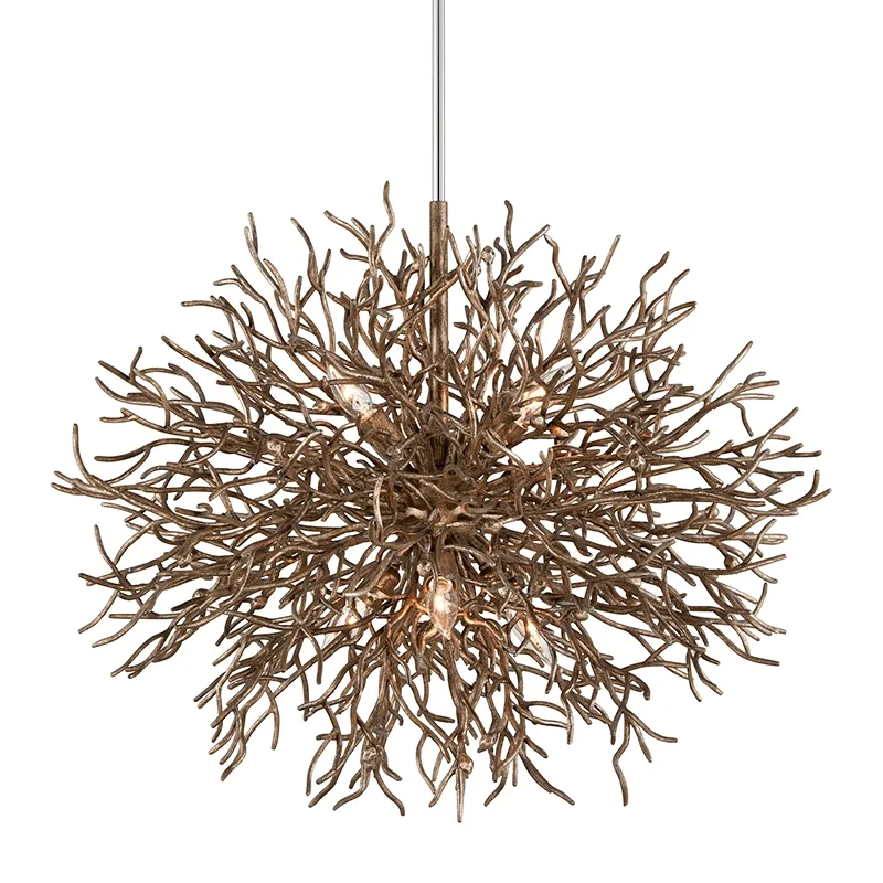 Sierra Six Light Chandelier in Vienna Bronze