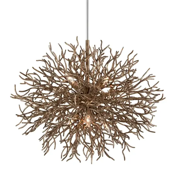 Sierra Six Light Chandelier in Vienna Bronze