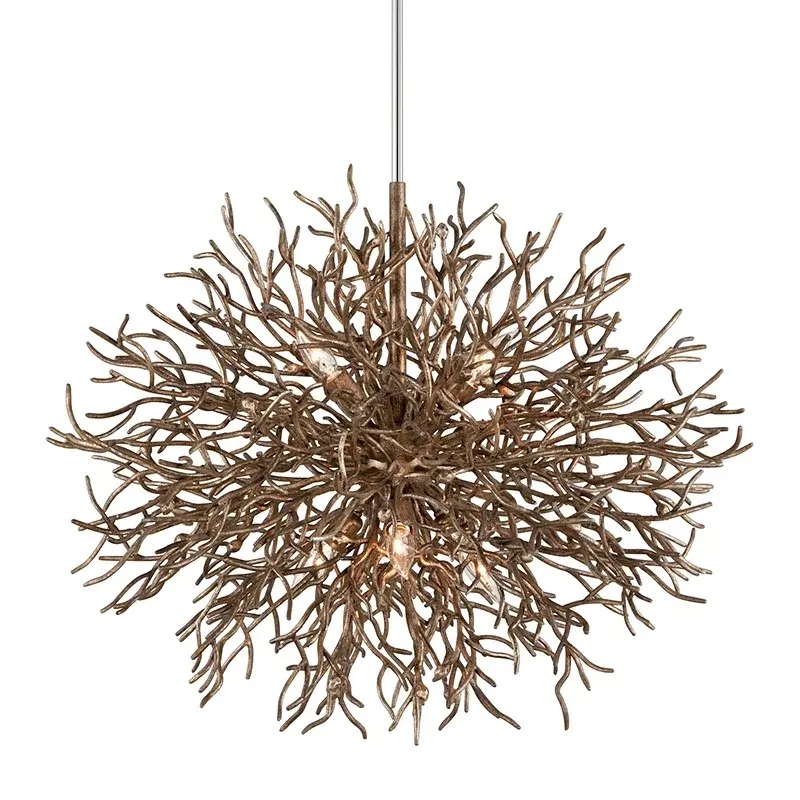 Sierra Six Light Chandelier in Vienna Bronze