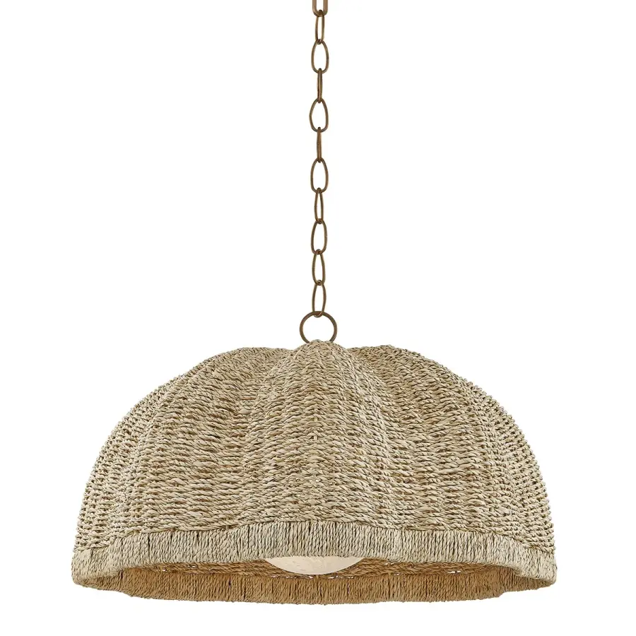 Jack One Light Pendant in Patina Brass