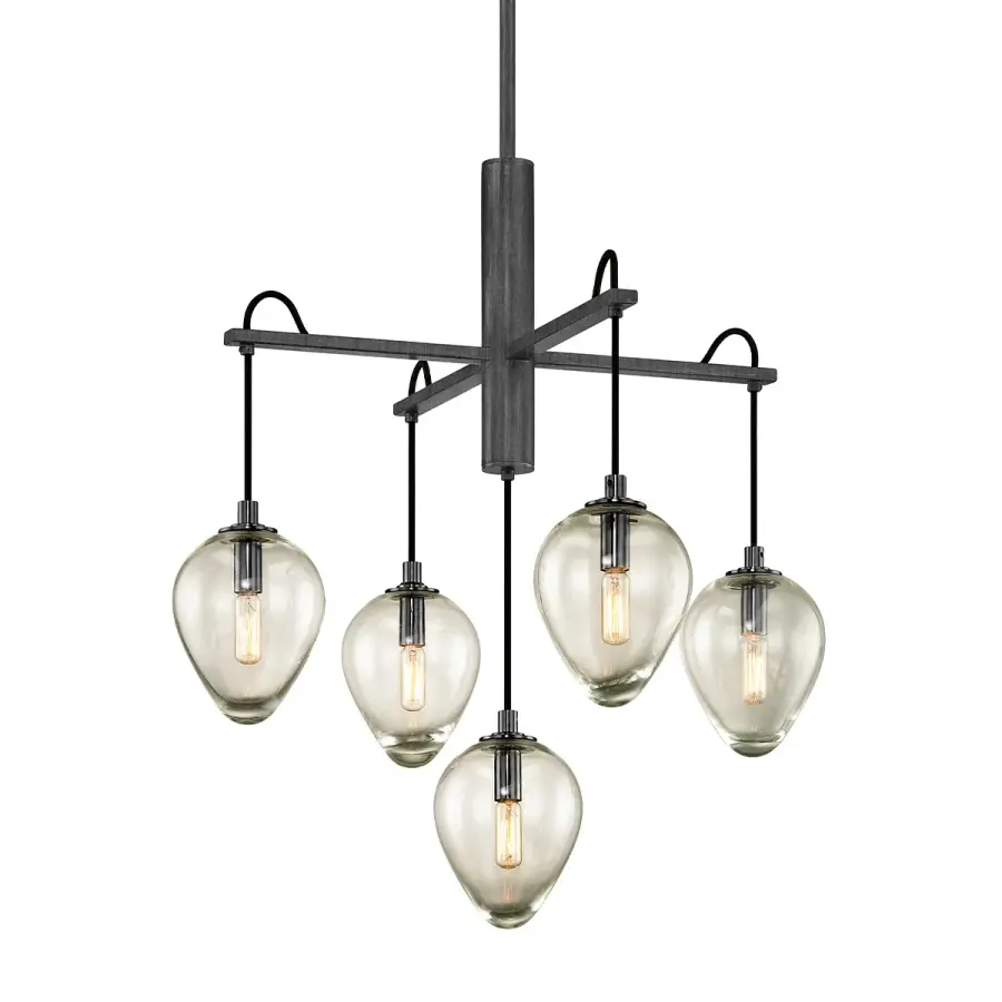 Brixton 5-Light Chandelier in Graphite