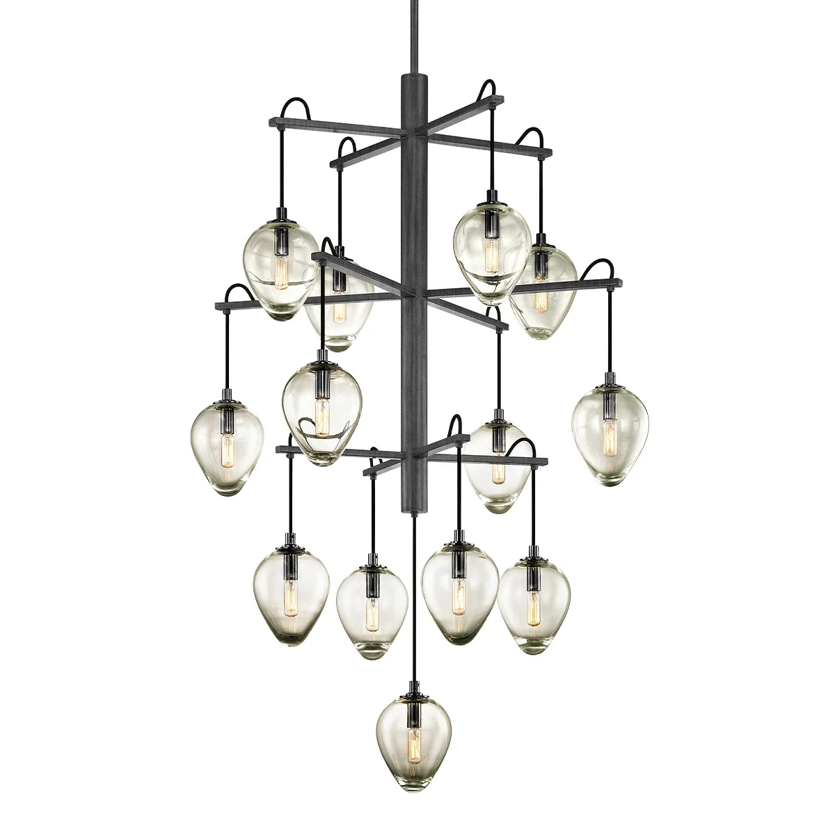 Brixton 13-Light Chandelier in Graphite