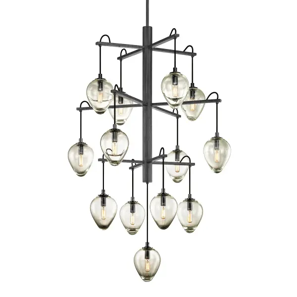 Brixton 13-Light Chandelier in Graphite