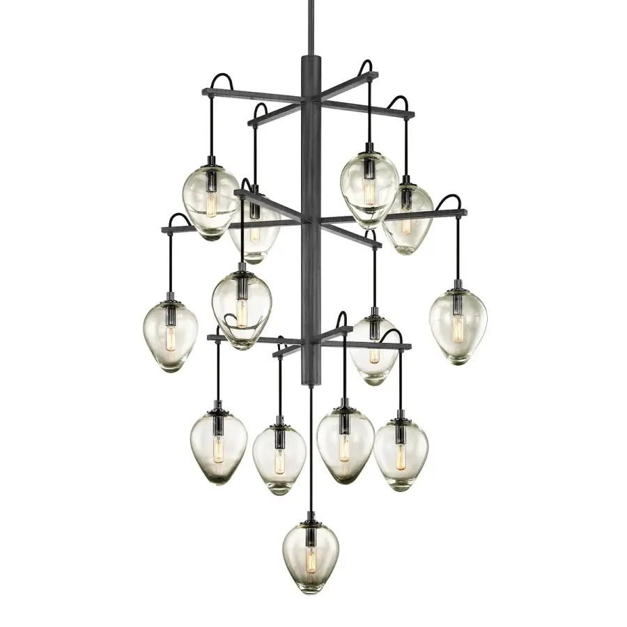 Brixton 13-Light Chandelier in Graphite