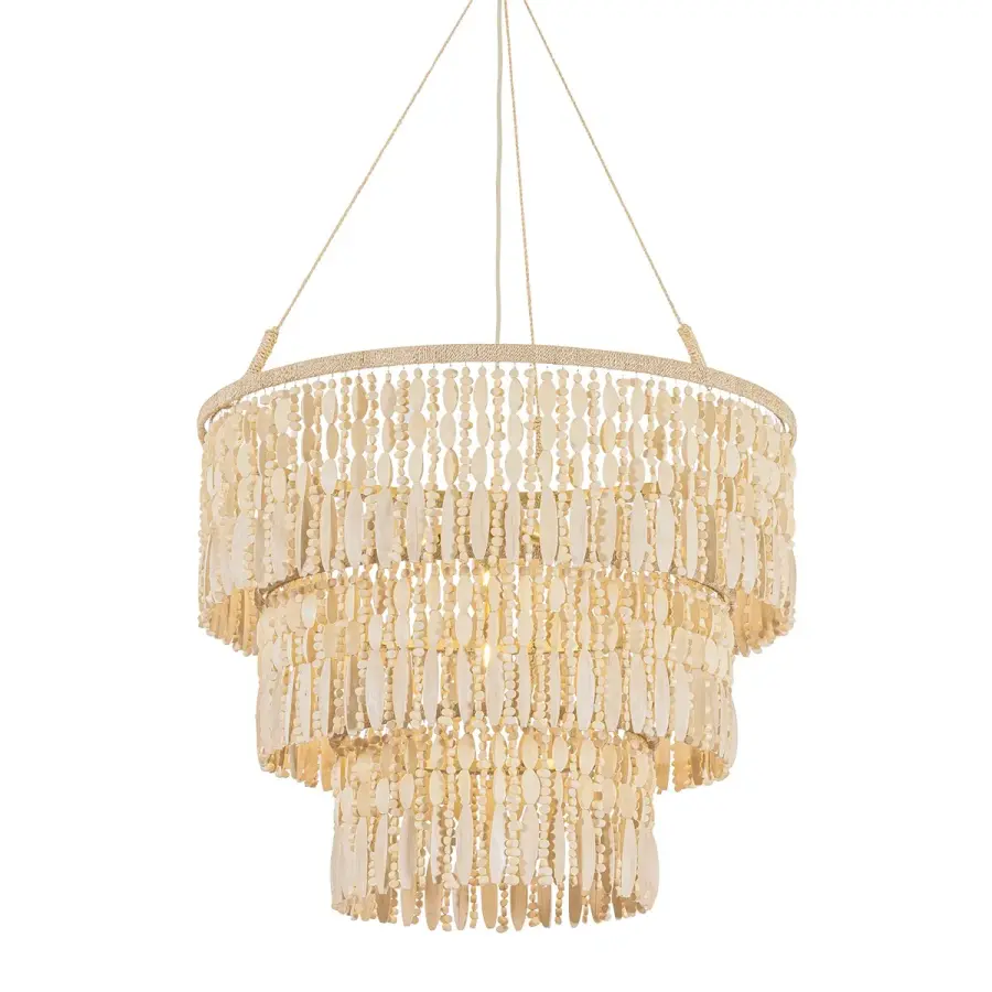 Ben Four Light Pendant in Vintage Gold Leaf