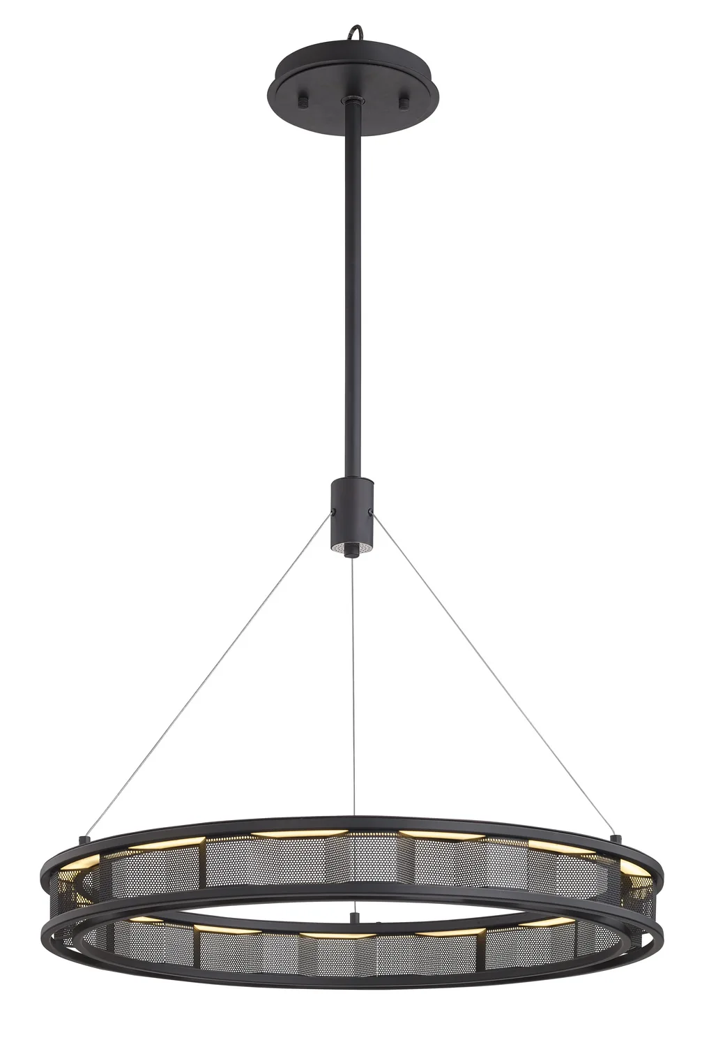 Fuze LED Pendant in Soft Off Black