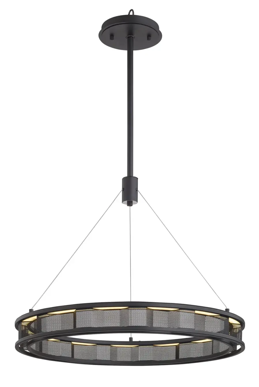 Fuze LED Pendant in Soft Off Black