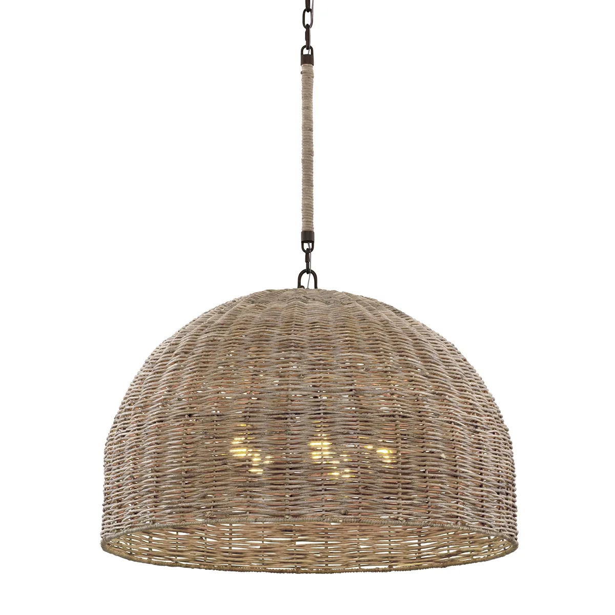 Huxley Five Light Chandelier in Tidepool Bronze