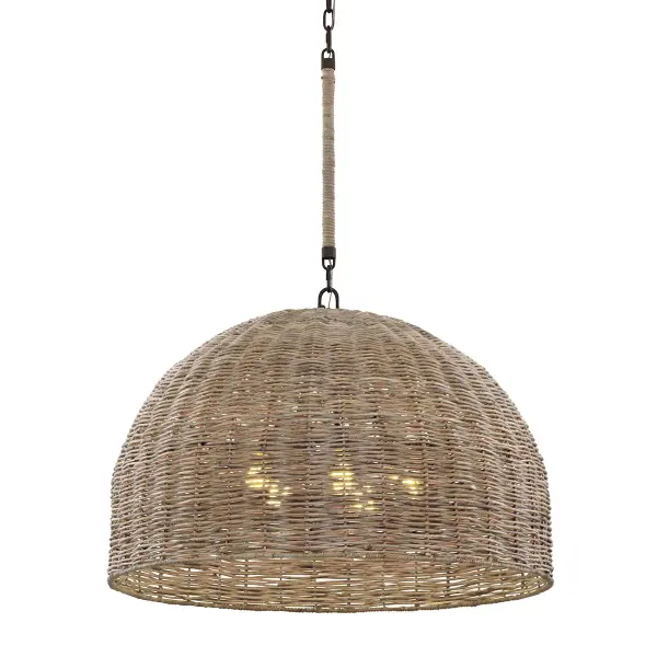 Huxley Five Light Chandelier in Tidepool Bronze
