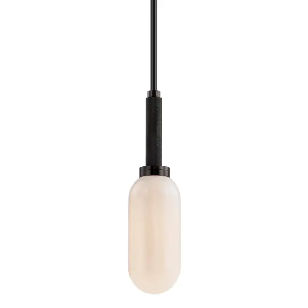 Annex One Light Pendant in Anodized Black