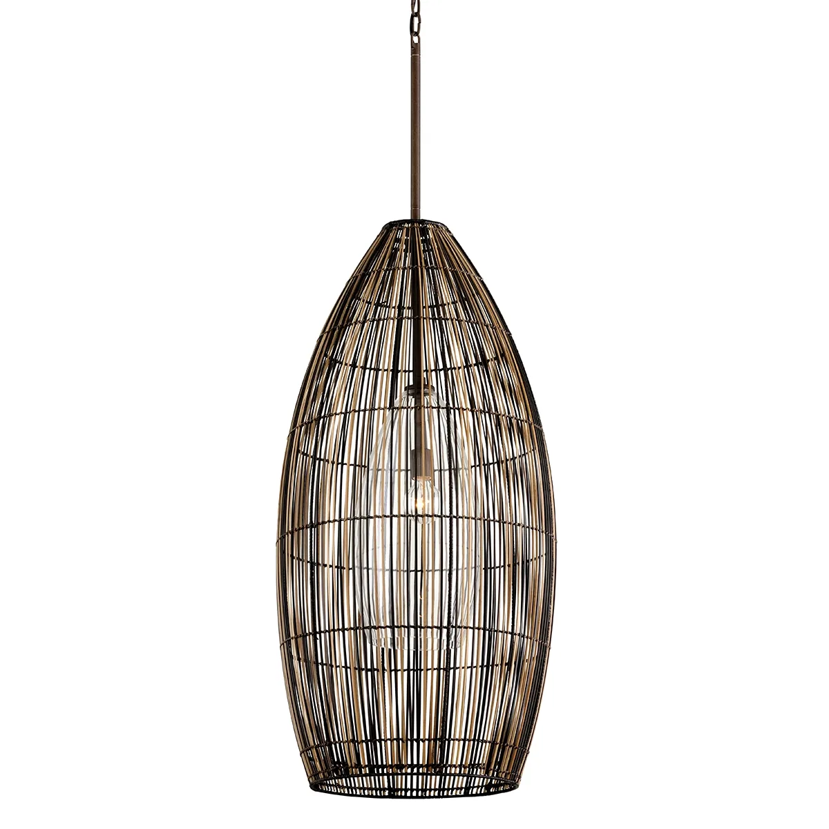 Holden One Light Outdoor Pendant in Textured Bronze