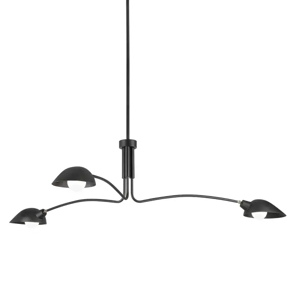 The Leo chandelier commands attention with its expansive 67.5-inch diameter and minimalist sculptural design. Rotating shades allow customizable lighting direction, making it both functional and artistic for grand spaces.