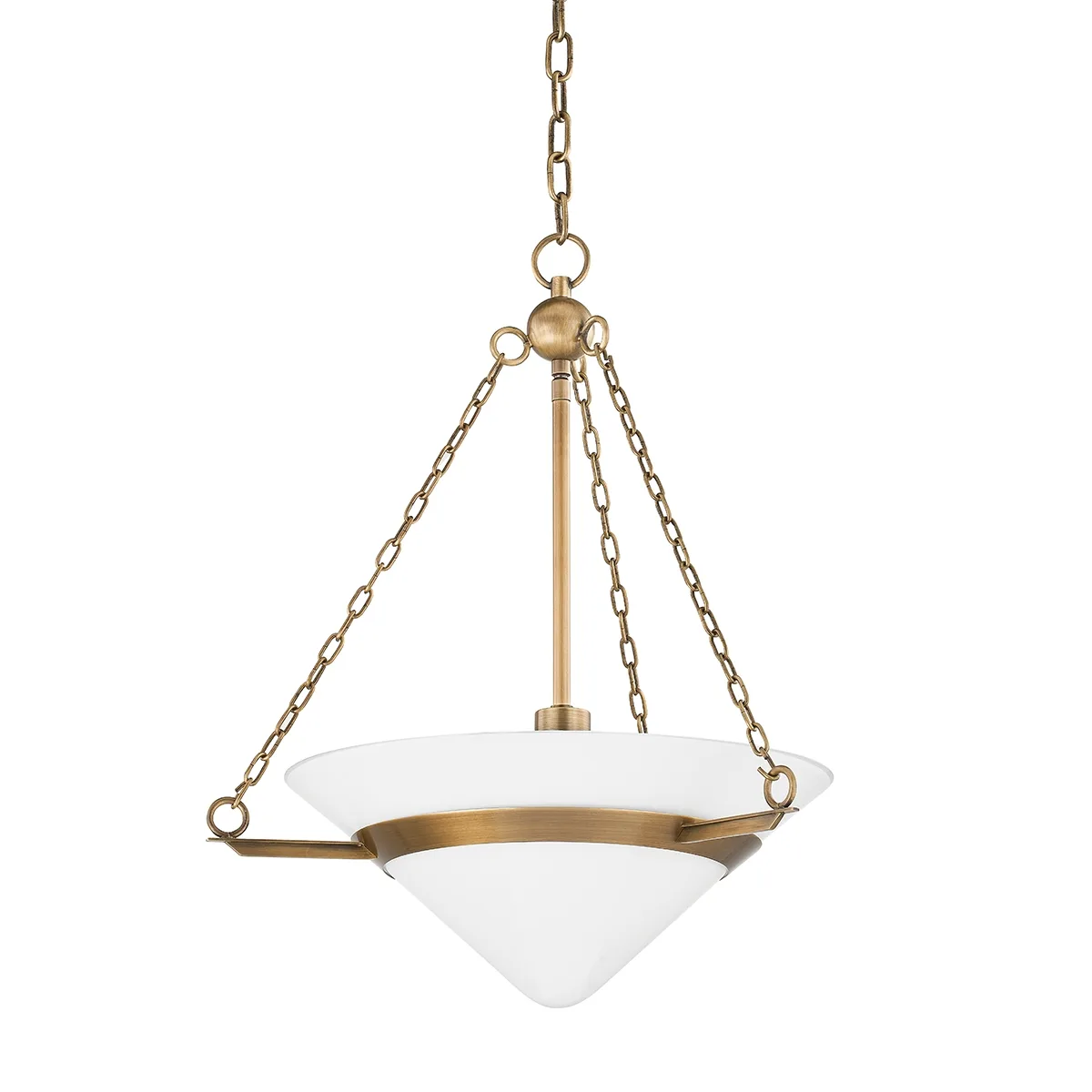 Amador One Light Pendant in Patina Brass
